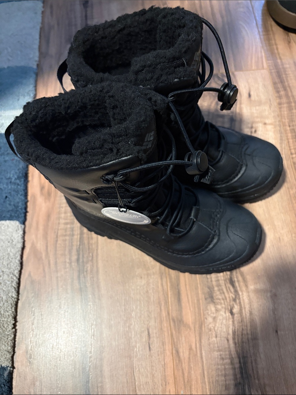 Columbia Black Insulated Waterproof Winter Boots